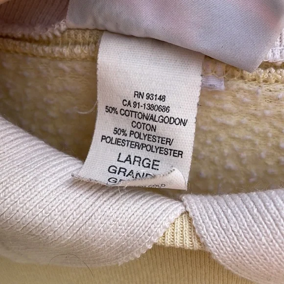 Lovely Yellow Collared Vintage Top - Picture 4 of 7